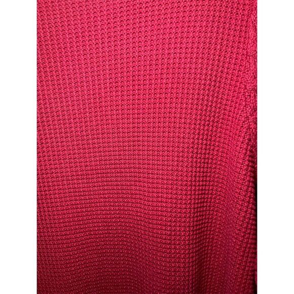 Jeanne Pierre Women's XL Red Cable-Knit Pullover Sweater‎ Long Sleeve - Picture 6 of 8